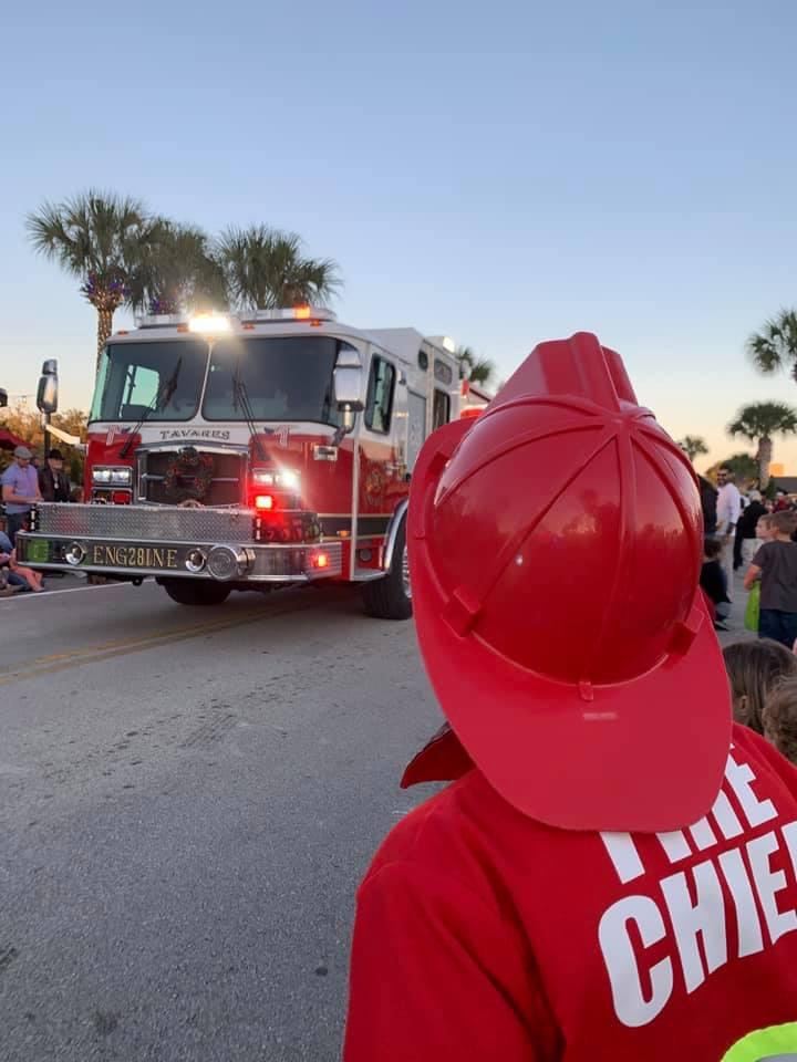 Christmas Parade Fire Engine